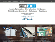 Tablet Screenshot of copyshop-netten.de